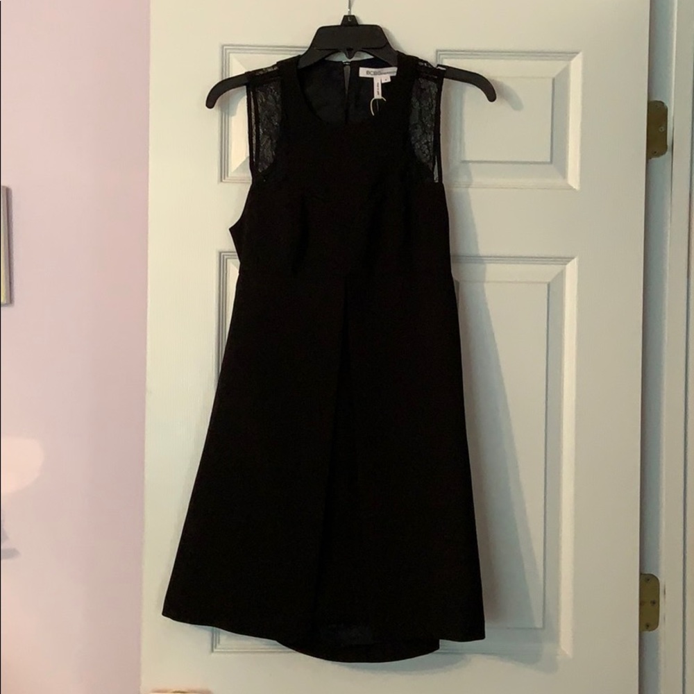 Bcbg black lace dress